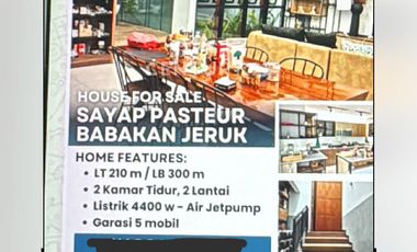 Rumah Di Sayap Pasteur Babakan Jeruk.