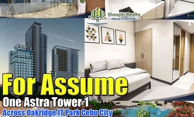 Rush Sale Assume For Studio Condo Tower1 Across Oakridge IT Park Cebu City