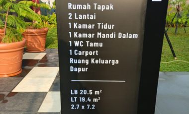 rumah 2 lantai cuma 98 juta DP 2,4 juta aja di cikampek - purwakarta, masih Voucher belanja 500 ribu dari raywhite