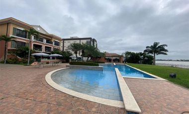 departamento de venta con vista al rio Samborondón