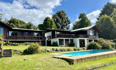 Confortable propiedad con piscina privada y acceso al lago Villarrica