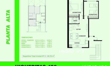 Venta Departamento de 2 amb con Balcon terraza