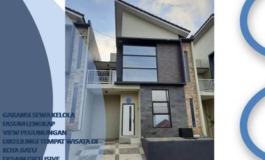 Rumah Villa Dijual Di Batu Malang Tipe 67 Pusat Kota Batu