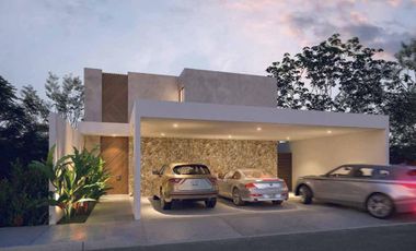 CASA EN VENTA EN MÉRIDA, PRIVADA NOROASIS, MODELO B PLUS, PREVENTA.