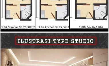 Apartment strategis depan pintu gerbang Undip.MURAH BISA KPR