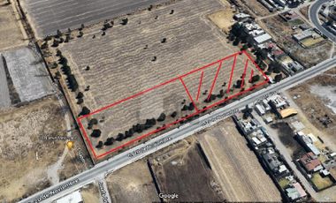 Renta o Venta Terreno Comercial En San Mateo Atenco/Metepec, sobre Circuito Metropolitano Exterior