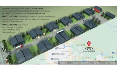 Venta de galpones en el Acceso Norte