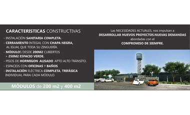 Venta de galpones en el Acceso Norte