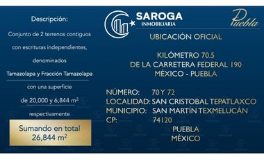 Terreno en Venta