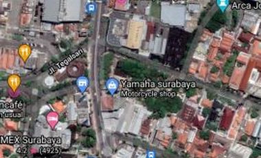 Dijual tanah komersial tengah kota surabaya jl.basuki rahmat