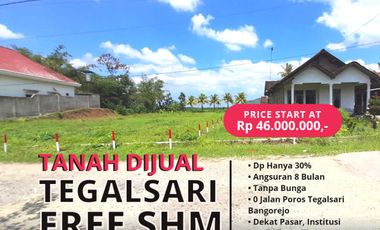 Tanah dijual di Andongsari, Tegasari, Banyuwangi, Jawa Timur