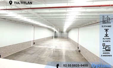 Industrial warehouse in Tultitlán industrial zone for rent