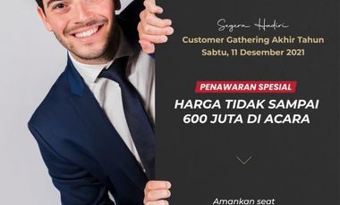 Dapatkan harga perdana Villa Sharia Mezanine Smarthome Gratis Kolam renang pribadi!! dekat wisata Gn Bunder Bogor