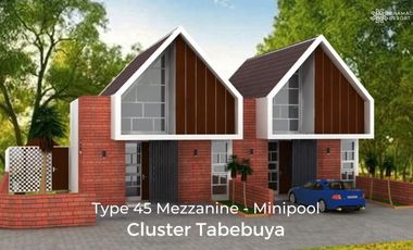 Dapatkan harga perdana Villa Sharia Mezanine Smarthome Gratis Kolam renang pribadi!! dekat wisata Gn Bunder Bogor