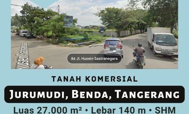 TANAH KOMERSIAL JURUMUDI BENDA TANGERANG