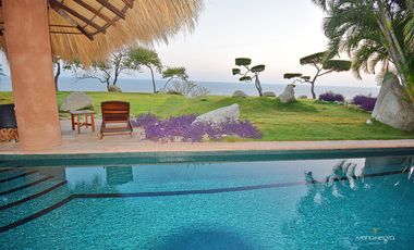 Villa frente al mar con increíbles atardeceres - Huatulco