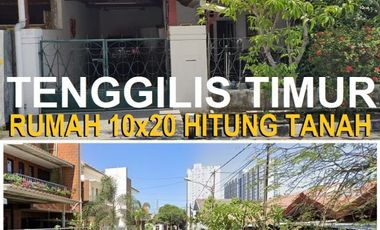Rumah Hitung Tanah Tenggilis Surabaya 10x20 Dk Rungkut Jemur