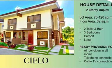 2 Storey duplex house for sale in Liloan , Cebu ready for occupancy