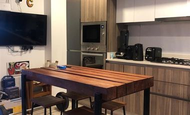 Depto en venta de 3 dorm.+ serv en San Carlos de Apoquindo