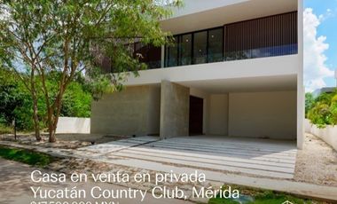 Exclusiva casa en el Yucatán Country Club de 4 recámaras