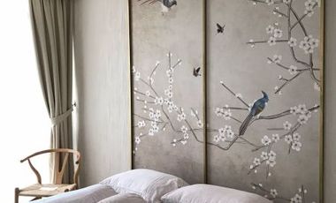 DISEWAKAN CEPAT !! Apt. The Kensington Tower Clifford Full Furnish Lantai Rendah , Bisa Nego