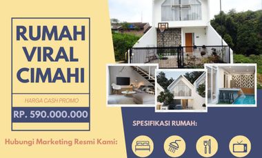Hanya 500 Jutaan Rumah Scandanavian di Cigugur Bandung
