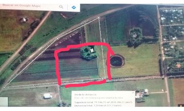 Casa con dos galpones sobre lote de 1900 m2 + 4 hectares de tierra en lo mejor de Nicanor Otamendi
