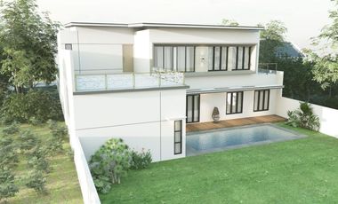 Rumah mewah full interior dan isi + kolam renang di kawasan elit kota pekanbaru jl cemara kipas komplek pemda