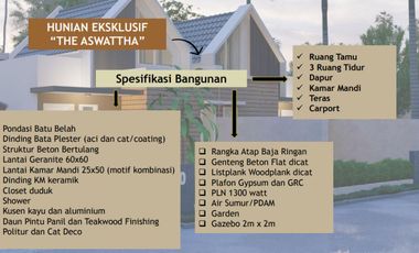 Rumah Dijual Di Magelang Tengah Konsep Skandinavian