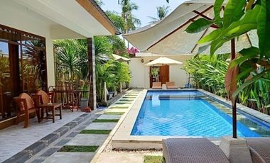 Dijual Murah Villa dekat Pantai di Gili Air Lombok