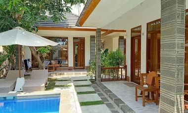 Dijual Murah Villa dekat Pantai di Gili Air Lombok