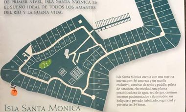 Hermosa casa equipada en venta sobre lote de 1850m en Isla Santa Monica
