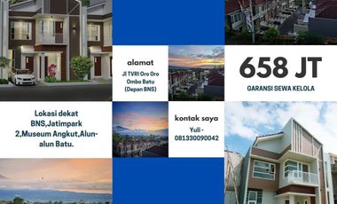 3KT Rumah Malang Batu Tipe 57 View Gunung Arjuna