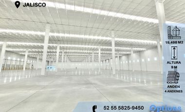El Salto, Jalisco, opportunity to rent an industrial warehouse