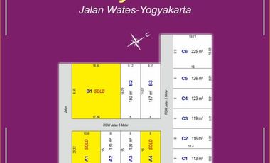 PROMO: Tanah Perumahan Sedayu Elok dekat Pasar Sungapan Bantul