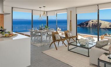Espectacular Depto en venta de 2D-2B, Playa Blanca - Tongoy