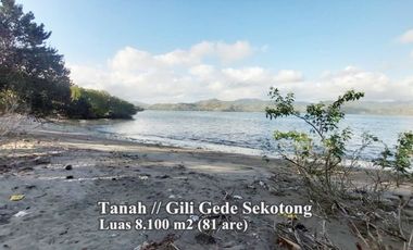 Dijual Tanah murah pinggir pantai Gili Gede Sekotong Lombok