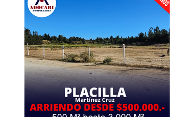 PLACILLA DE PEÑUELAS / MARTINEZ CRUZ / SITIOS URBANOS 1.000 M2