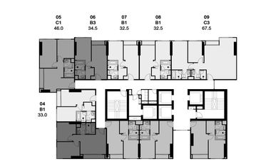 Park Origin Thonglor - 1BR Type B1 (City View)