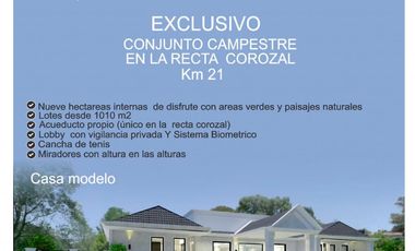 lote en venta en los patios, recta corozal km 21. Cod V26089