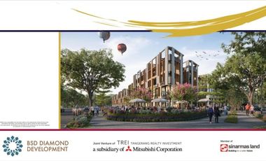 Ruko mewah 4 lantai Daikanyama @ the Zora BSD city Ekslusif di Pusat CBD BSD