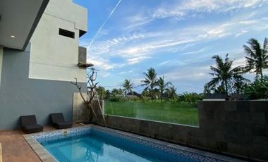 For sale a very new villa, the location of the nyanyi Tabanan beach