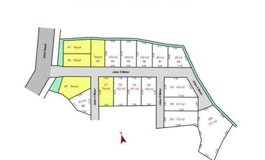 Tanah Batang 80 Jt-an, Dekat Pasar Pandansari, SHM