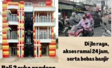 Dijual Ruko Gandeng Pondok Aren Tangerang Selatan Lokasi Ramai Super Strategis Harga Murah