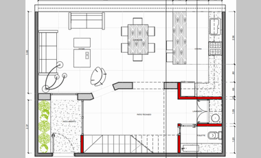 RECICLADO, EXCELENTE - PH en PB en Venta en Caballito 3 ambientes (1 dormitorio) 67 m2 + patio y terraza propios - Av Juan B. Alberdi 1200