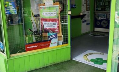 Fondo de comercio Lotería y Rapipago habilitado.