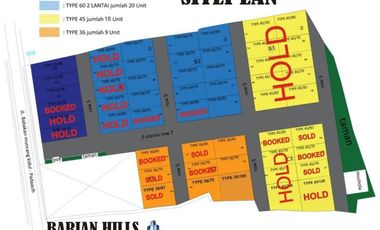 Dijual komplek barian hills permana citeureup 500 jutaan bisa kpr
