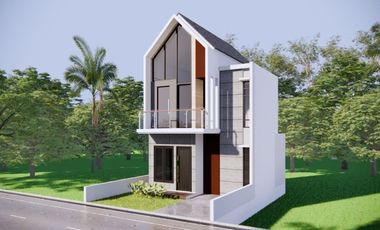 RUMAH 2 LANTAI 8X10 DEKAT PUSKESMAS KEBAKKRAMAT DISKON 100 JUTA