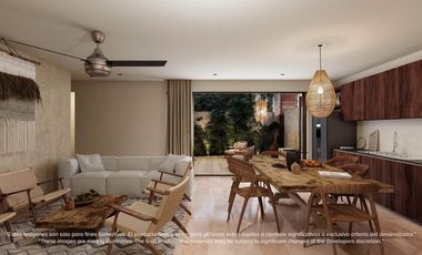 Departamento con terraza amplia de 35 m2, area de yoga, area de asadores, 2 albe
