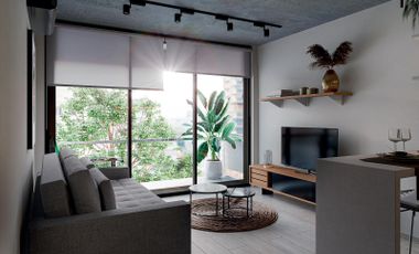 Venta 2 ambientes con gran balcon en Come to live Uriburu